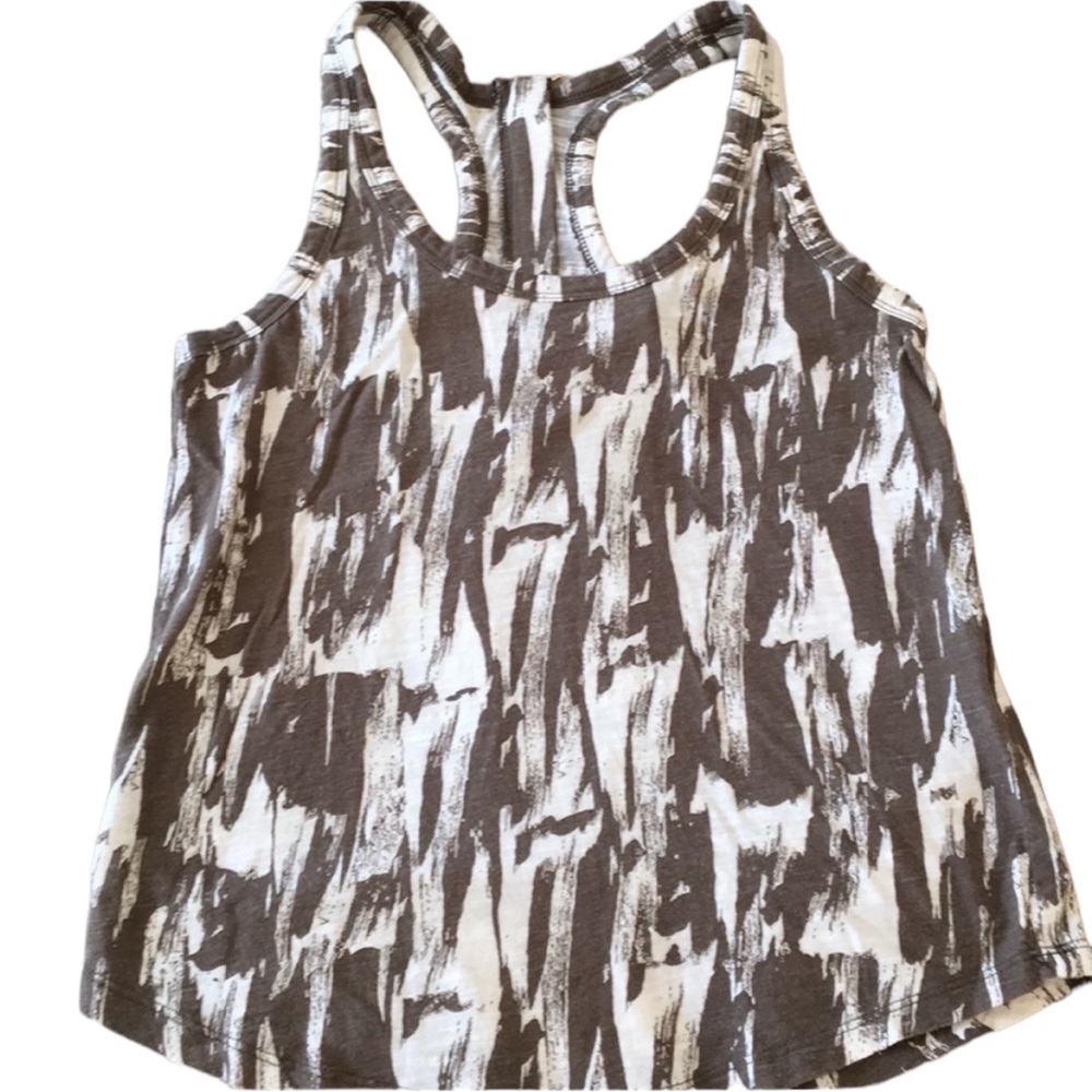 Cute racer back tank with zipper
